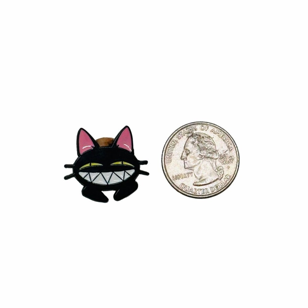 ✨The Legend of LUOXIAOHEI Luo Xiaohei Hei Black Cat Metal Brooch Enamel Pin New✨ - Picture 5 of 5